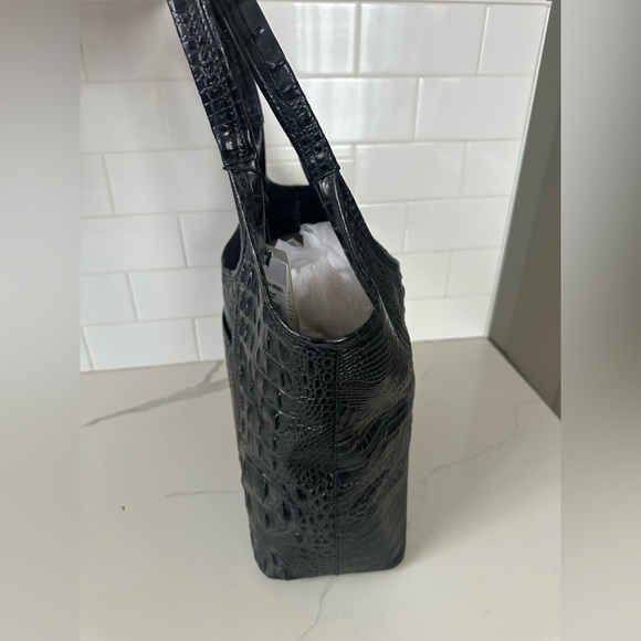 Brahmin Melora black genuine leather Alden rd collection - Picture 4 of 5